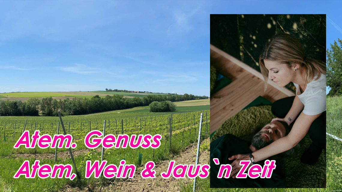 Atem.Genuss im Weingarten | Atemreise & Picknick bei 95 Tage
